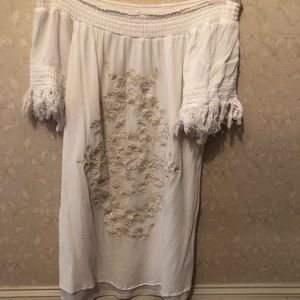 Off the shoulder dress